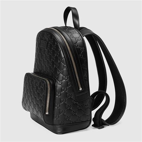 gucci black backpack women's|Gucci mini backpack black.